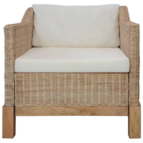 3-delig Bankstel met kussens natuurlijk rattan 8719883731520 2