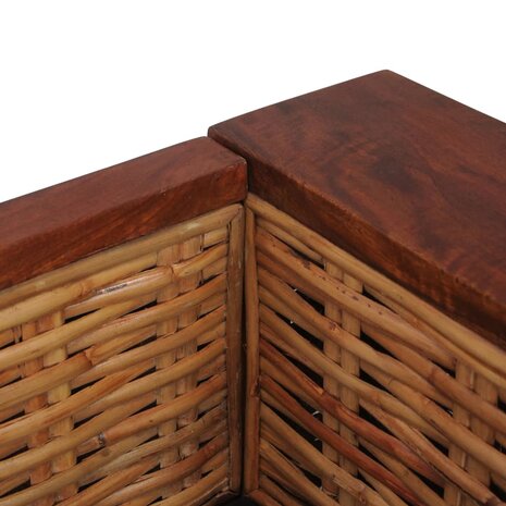 2-delig Bankstel met kussens natuurlijk rattan bruin 8719883731551 12