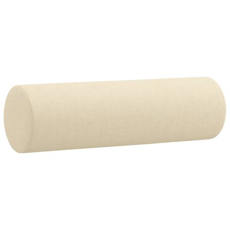 Driezitsbank met sierkussens 180 cm stof crèmekleurig 8721012057593 6