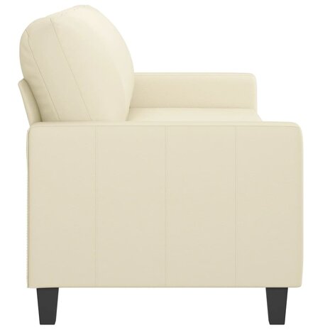 Driezitsbank 180 cm kunstleer crèmekleurig 8721012138698 4
