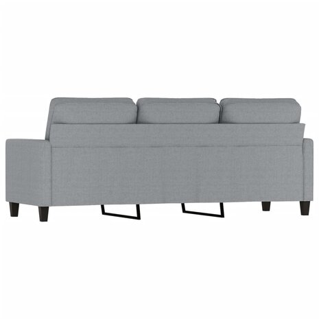 Driezitsbank 180 cm stof lichtgrijs 8721012138971 5