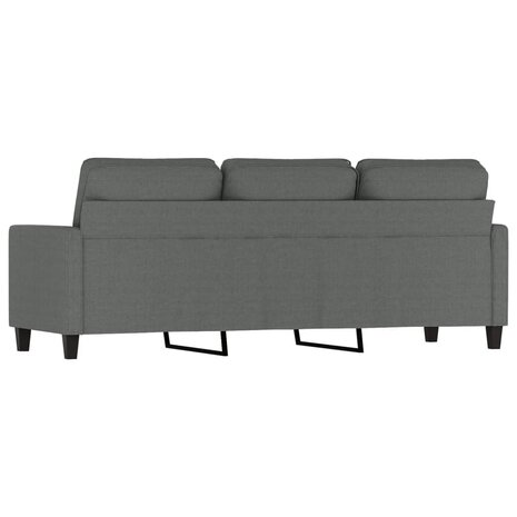 Driezitsbank 180 cm stof donkergrijs 8721012138988 5
