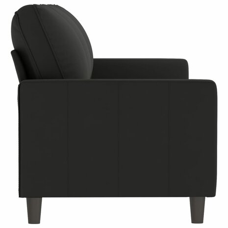Driezitsbank 180 cm fluweel zwart 8721012139404 4