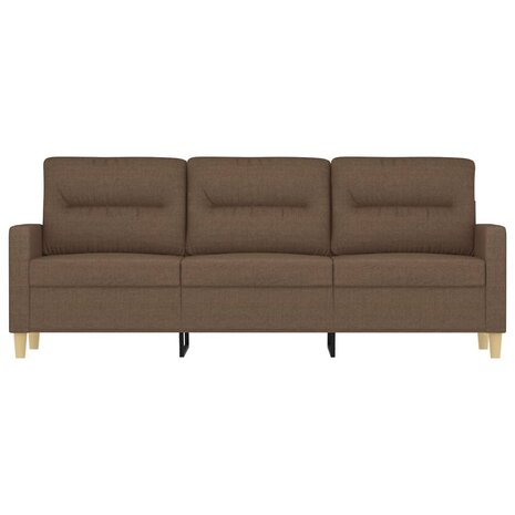 Driezitsbank 180 cm stof bruin 8721012139725 3