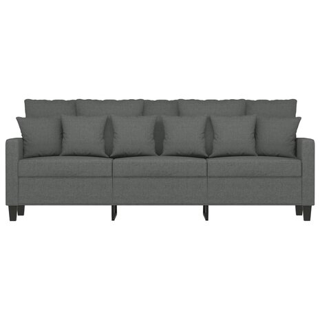 Driezitsbank 180 cm stof donkergrijs 8721012140028 3