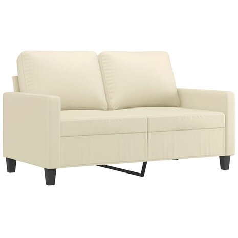 2-delige Loungeset met kussens kunstleer crème 8721012063761 3