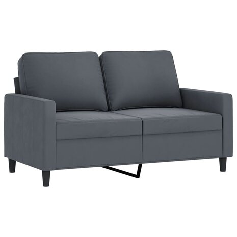 2-delige Loungeset met kussens fluweel donkergrijs 8721012064645 3