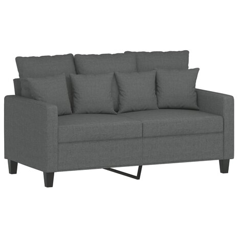2-delige Loungeset met kussens stof donkergrijs 8721012066168 3