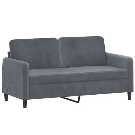 2-delige Loungeset met kussens fluweel donkergrijs 8721012069626 4