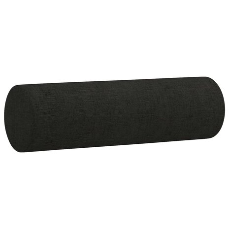 Tweezitsbank met sierkussens 120 cm stof zwart 8721012057456 6