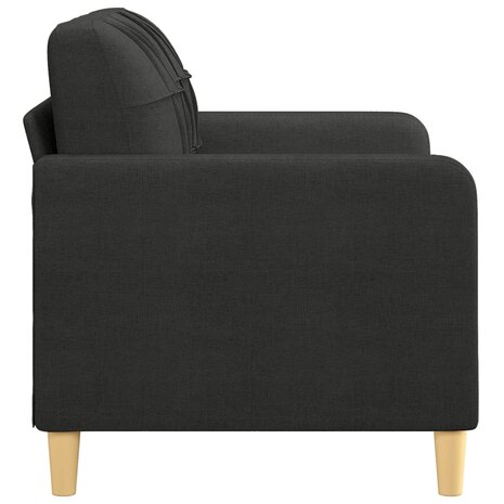 Tweezitsbank 120 cm stof zwart 8721012138131 4