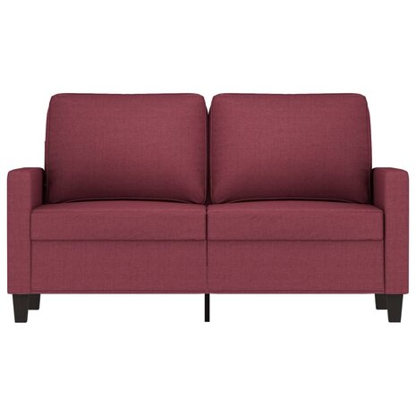 Tweezitsbank 120 cm stof wijnrood 8721012138872 3