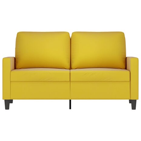 Tweezitsbank 120 cm fluweel geel 8721012139213 3
