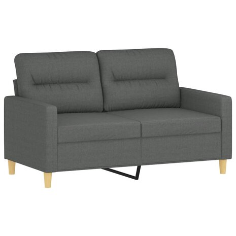 Tweezitsbank 120 cm stof donkergrijs 8721012139541 2