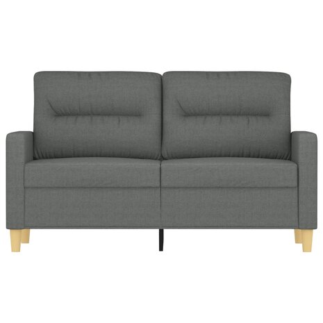 Tweezitsbank 120 cm stof donkergrijs 8721012139541 3