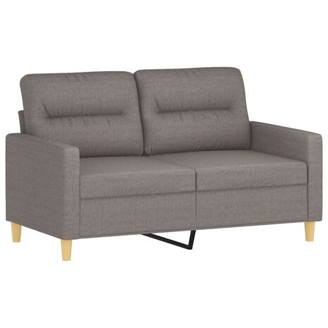 Tweezitsbank 120 cm stof taupe 8721012139602 2