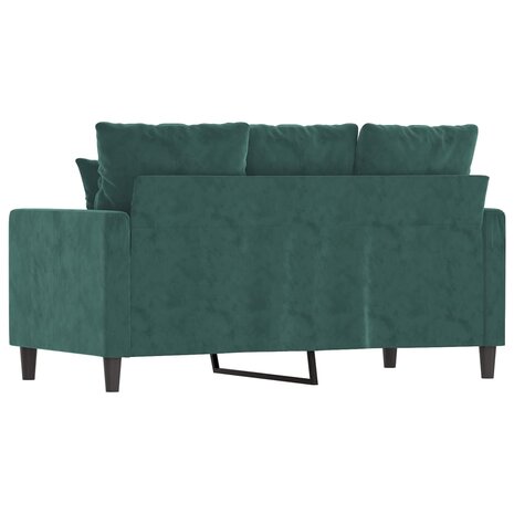 Tweezitsbank 120 cm fluweel donkergroen 8721012140219 5