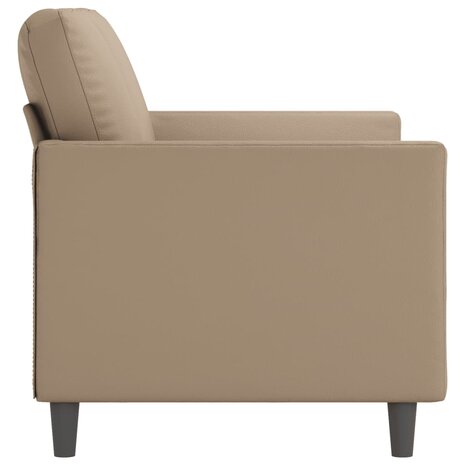 Tweezitsbank 120 cm kunstleer cappuccinokleurig 8721012140585 4