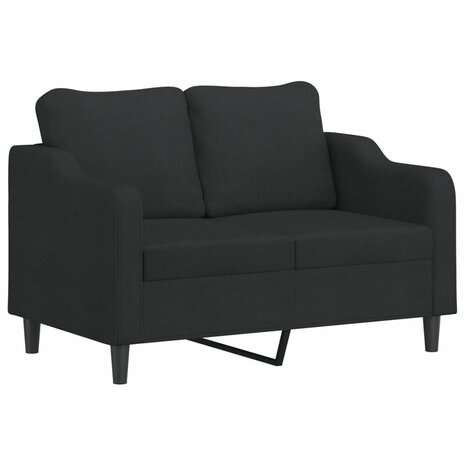 Tweezitsbank 120 cm stof zwart 8721012140813 2