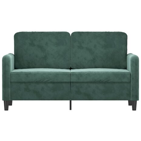 Tweezitsbank 120 cm fluweel donkergroen 8721012141605 3