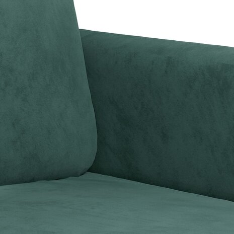 Tweezitsbank 120 cm fluweel donkergroen 8721012141605 6