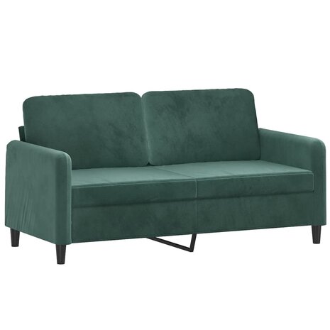 Tweezitsbank 140 cm fluweel donkergroen 8721012141704 2