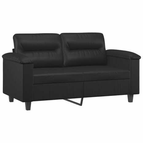 Tweezitsbank 120 cm kunstleer zwart 8721012136632 2