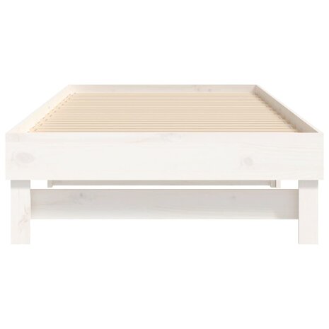 Slaapbank uitschuifbaar massief grenenhout wit 2x(90x200) cm 8720845639051 9
