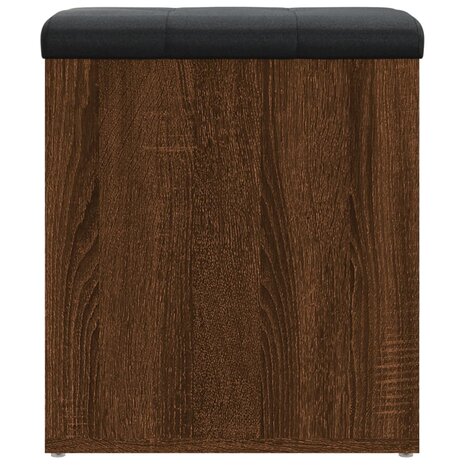 Opbergbankje 42x42x45 cm bewerkt hout bruineikenkleurig 8721012162426 6