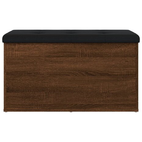 Opbergbankje 82x42x45 cm bewerkt hout bruineikenkleurig 8721012162563 5