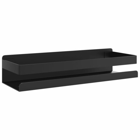Doucherekje 30x10x6 cm geborsteld 304 roestvrij staal matzwart 8721012490444 2