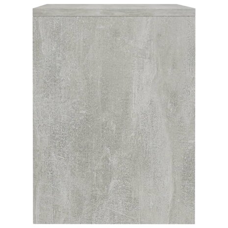 Nachtkastje 40x30x40 cm bewerkt hout betongrijs 8719883671789 5