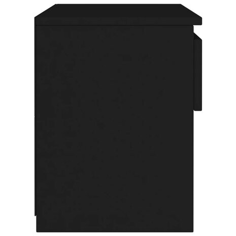Nachtkastje 40x30x39 cm bewerkt hout zwart 8720286352915 5
