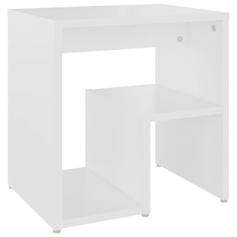 Nachtkastje 40x30x40 cm bewerkt hout wit 8720286558348 2