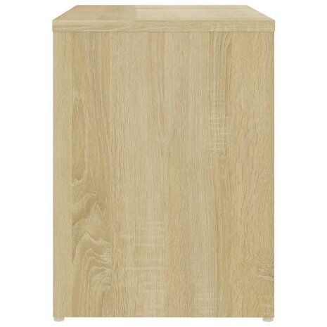 Nachtkastje 40x30x40 cm bewerkt hout sonoma eikenkleurig 8720286558409 4