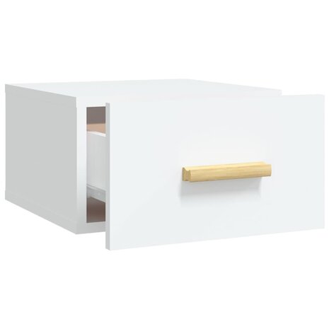 Nachtkastje wandgemonteerd 35x35x20 cm wit 8720287083221 6