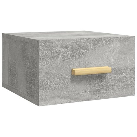 Nachtkastje wandgemonteerd 35x35x20 cm betongrijs 8720287083283 2