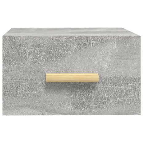 Nachtkastje wandgemonteerd 35x35x20 cm betongrijs 8720287083283 5