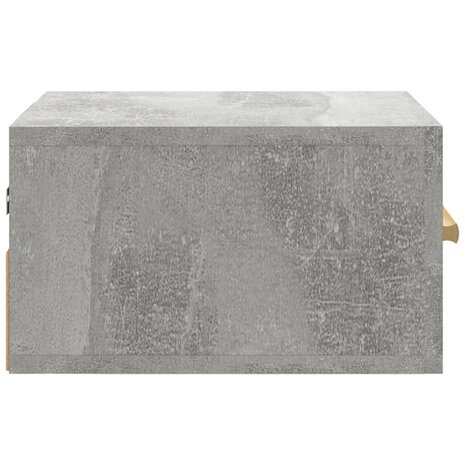 Nachtkastje wandgemonteerd 35x35x20 cm betongrijs 8720287083283 7