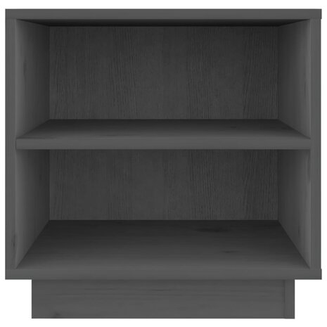 Nachtkastje 40x34x40 cm massief grenenhout grijs 8720286841556 5
