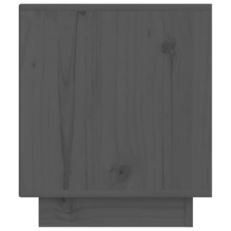 Nachtkastje 40x34x40 cm massief grenenhout grijs 8720286841556 6