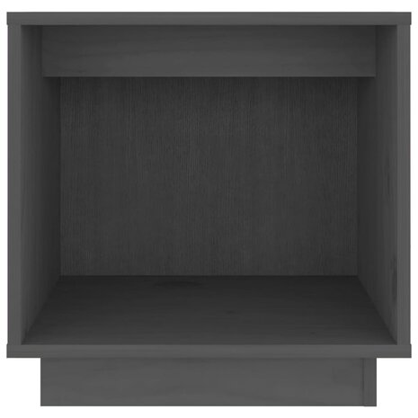 Nachtkastje 40x30x40 cm massief grenenhout grijs 8720286841655 4