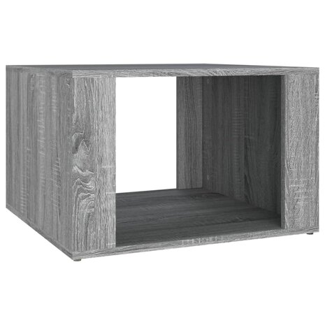 Nachtkastje 57x55x36 cm bewerkt hout grijs sonoma eikenkleurig 8720845667238 2