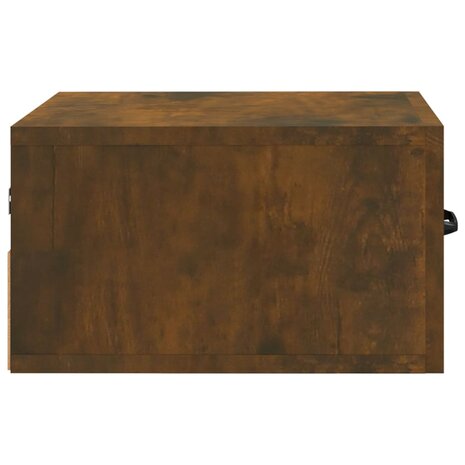 Nachtkastje wandgemonteerd 35x35x20 cm gerookt eikenkleurig 8720287086864 7