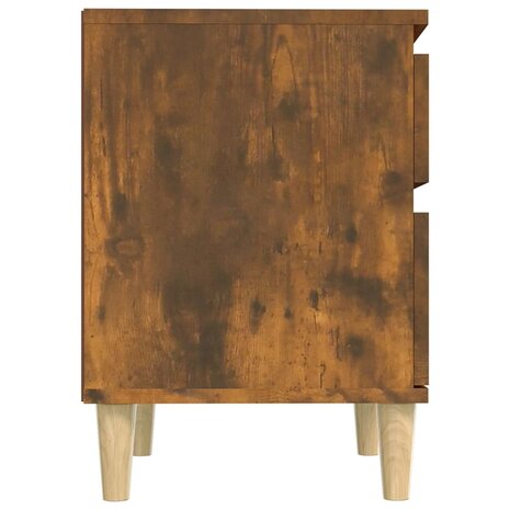 Nachtkastje 40x35x50 cm gerookt eikenkleurig 8720287226307 6