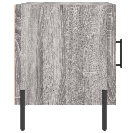 Nachtkastje 40x40x50 cm bewerkt hout grijs sonoma eikenkleurig 8720845911713 7