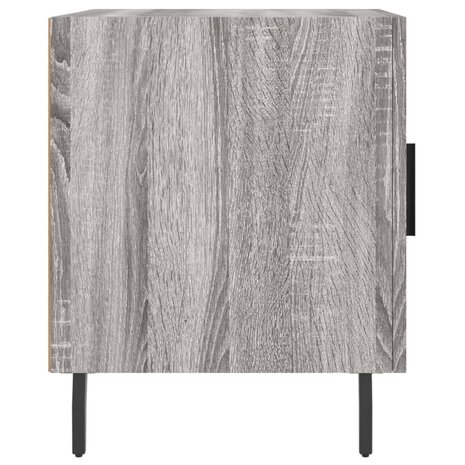 Nachtkastje 40x40x50 cm bewerkt hout grijs sonoma eikenkleurig 8720845911874 7