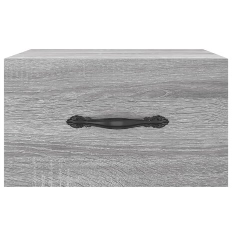 Nachtkastje wandgemonteerd 35x35x20 cm grijs sonoma eikenkleur 8720845946579 5