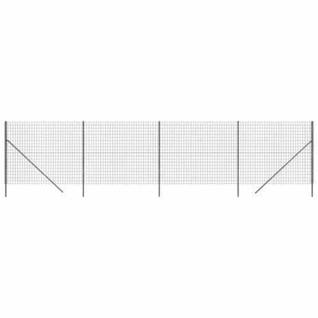 Draadgaashek 1,4x10 m gegalvaniseerd staal antracietkleurig 8720845779528 2