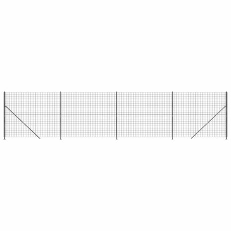 Draadgaashek met flens 2x10 m antracietkleurig 8720845780517 2